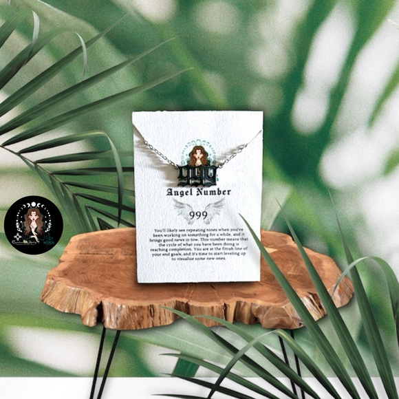 Angel Number Pendant Necklace - Picture 10 of 11